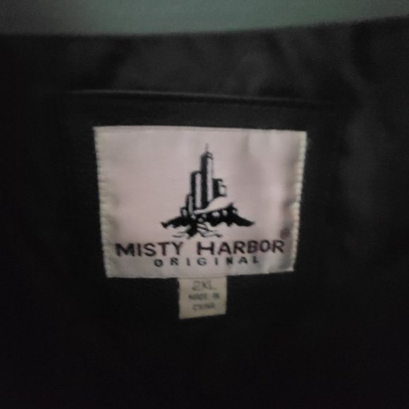 Misty Harbor Original Mens Heavy Leather Jacket with removable lining. - Picture 3 of 3